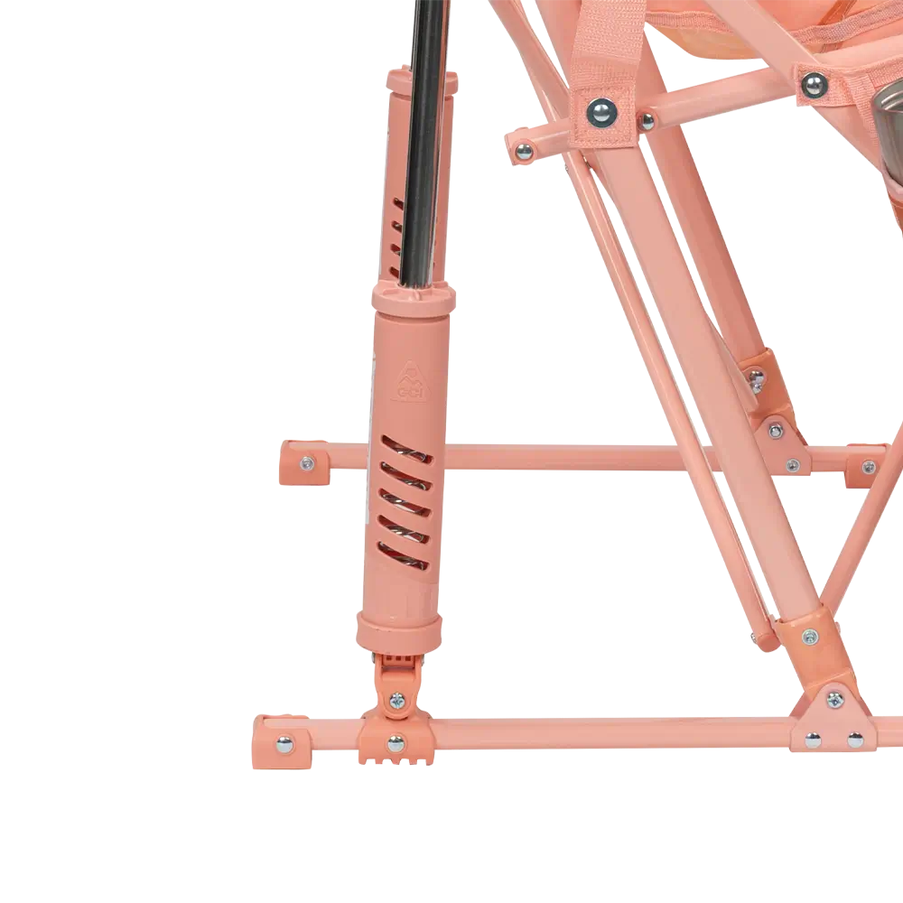 Patented Spring-Action Pod Rocker Elite - Choice 832 - Freestyle Rocker Portable Outdoor Folding Chair Detail