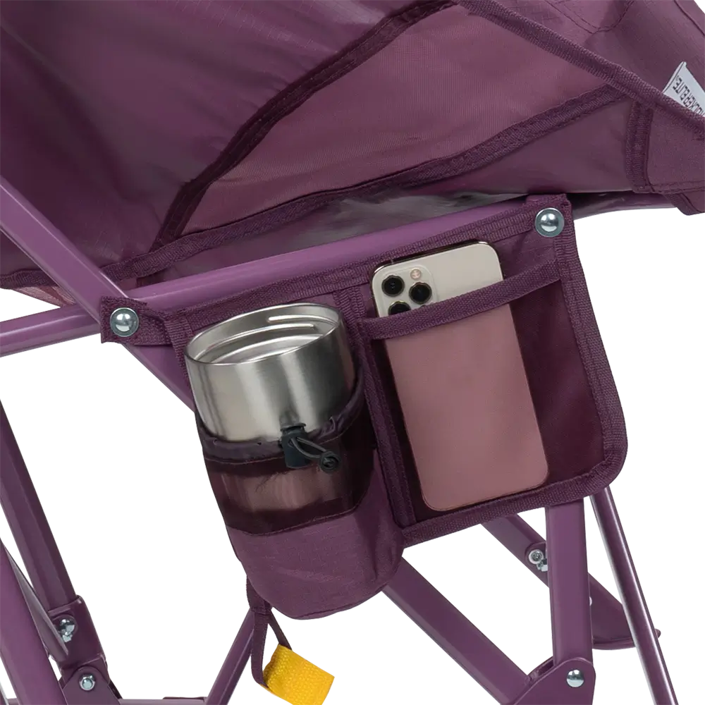 Patented Spring-Action Pod Rocker Elite - Choice 832 - Freestyle Rocker Portable Outdoor Folding Chair Detail