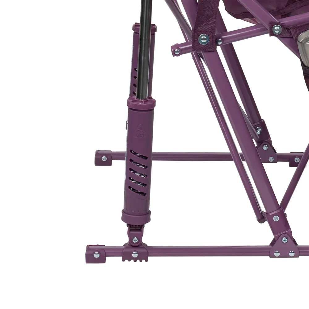 Patented Spring-Action Pod Rocker Elite - Choice 832 - Freestyle Rocker Portable Outdoor Folding Chair Detail
