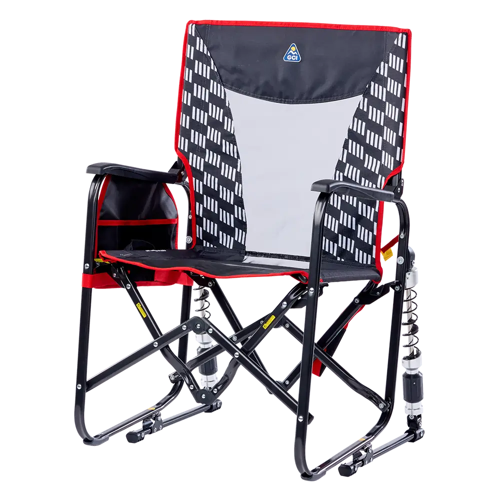 Heavy-Duty Freestyle Adjustable Rocker - Choice 573 - RoadTrip Rocker Smooth Motion Camp Chair Detail