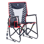 Heavy-Duty Freestyle Adjustable Rocker - Choice 573 - RoadTrip Rocker Smooth Motion Camp Chair - Charcoal Racing