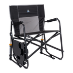 Luxury Camp Freestyle Rocker XL with Side Table - Choice 836 - Heavy-Duty Kickback Rocker with Beverage Holder Detail