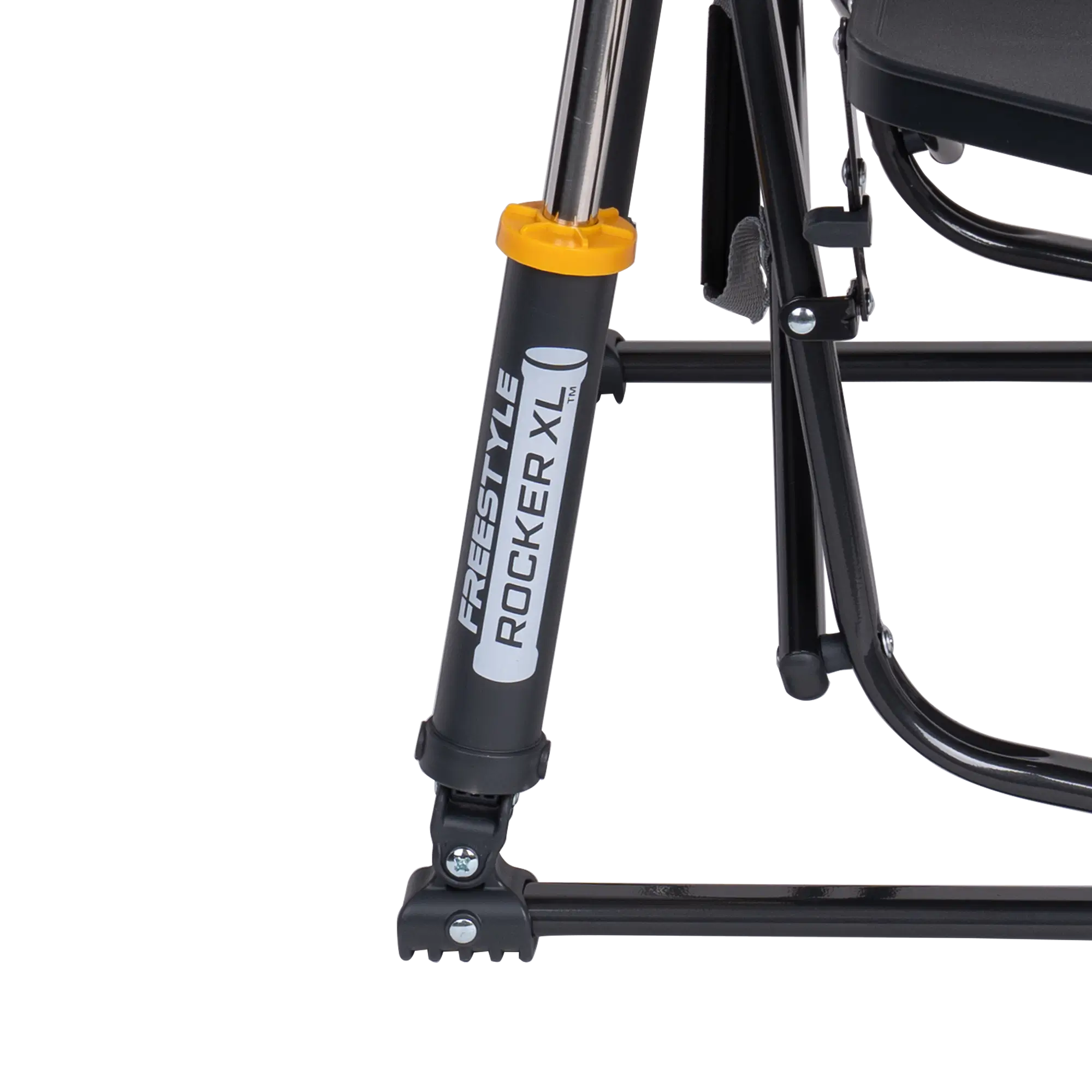 Luxury Camp Freestyle Rocker XL with Side Table - Choice 836 - Heavy-Duty Kickback Rocker with Beverage Holder Detail