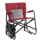 Luxury Camp Freestyle Rocker XL with Side Table - Choice 836 - Heavy-Duty Kickback Rocker with Beverage Holder Detail