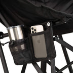 Patented Spring-Action Puff Rocker - Choice 731 - Freestyle Rocker Portable Outdoor Folding Chair Detail