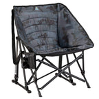 Patented Spring-Action Puff Rocker - Choice 731 - Freestyle Rocker Portable Outdoor Folding Chair - Stealth Camo