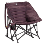 Patented Spring-Action Puff Rocker - Choice 731 - Freestyle Rocker Portable Outdoor Folding Chair - Amethyst