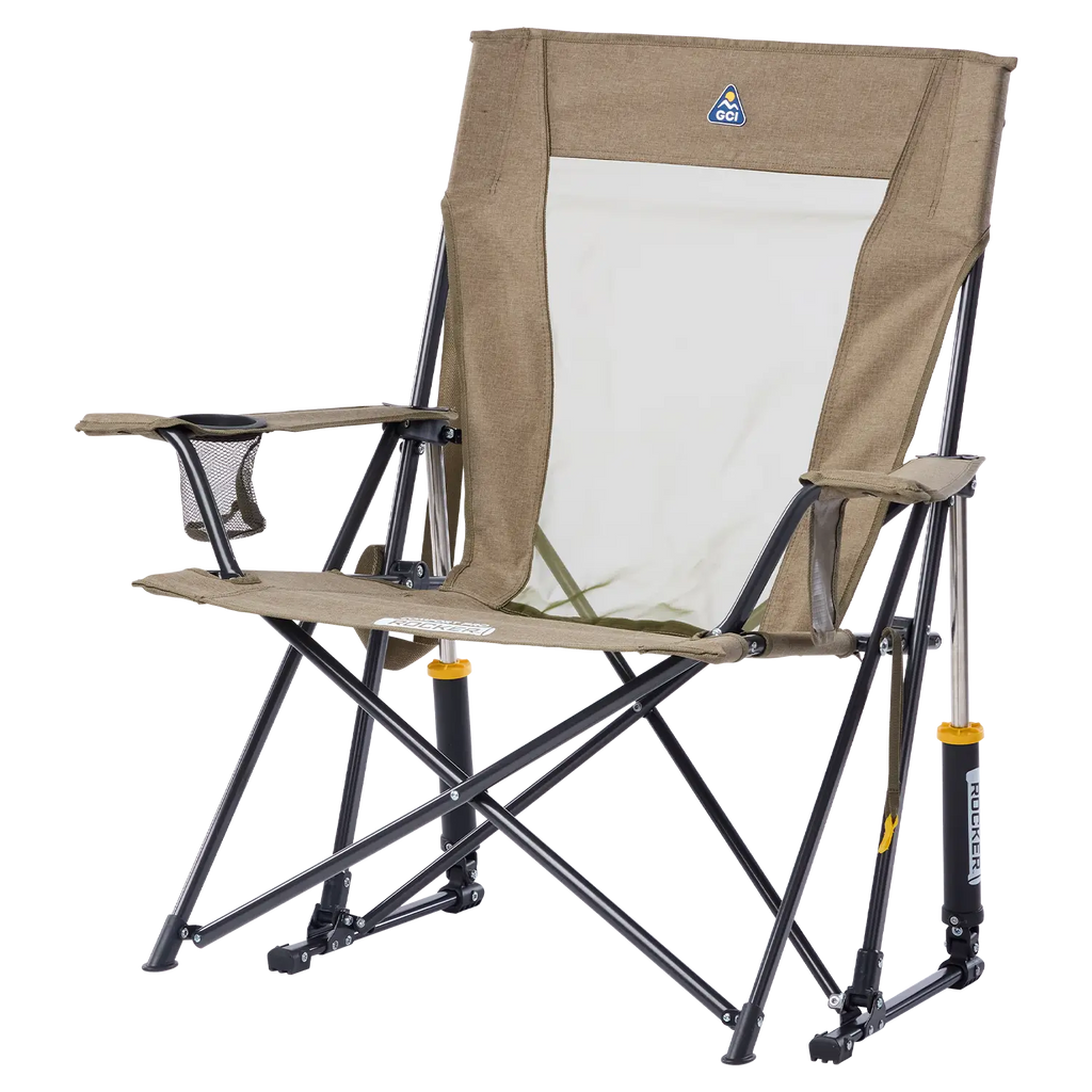 Patented Spring-Action Comfort Pro Rocker XL - Choice 107 - Freestyle Rocker Portable Outdoor Folding Chair Detail