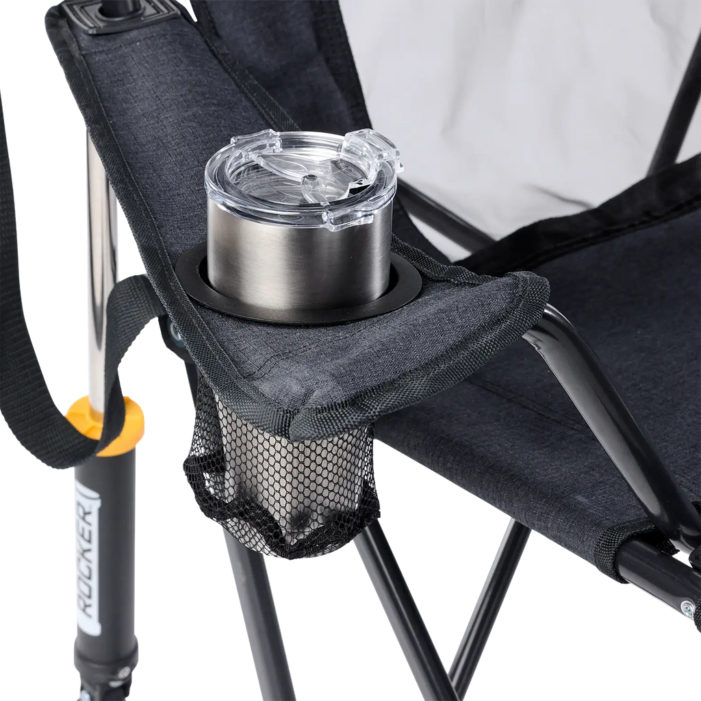 Patented Spring-Action Comfort Pro Rocker XL - Choice 107 - Freestyle Rocker Portable Outdoor Folding Chair Detail
