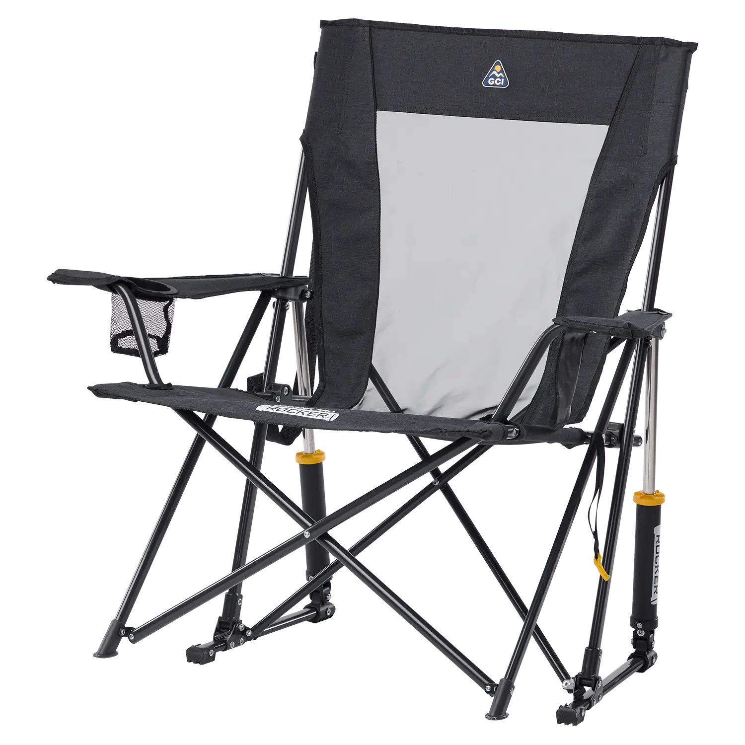 Patented Spring-Action Comfort Pro Rocker XL - Choice 107 - Freestyle Rocker Portable Outdoor Folding Chair Detail