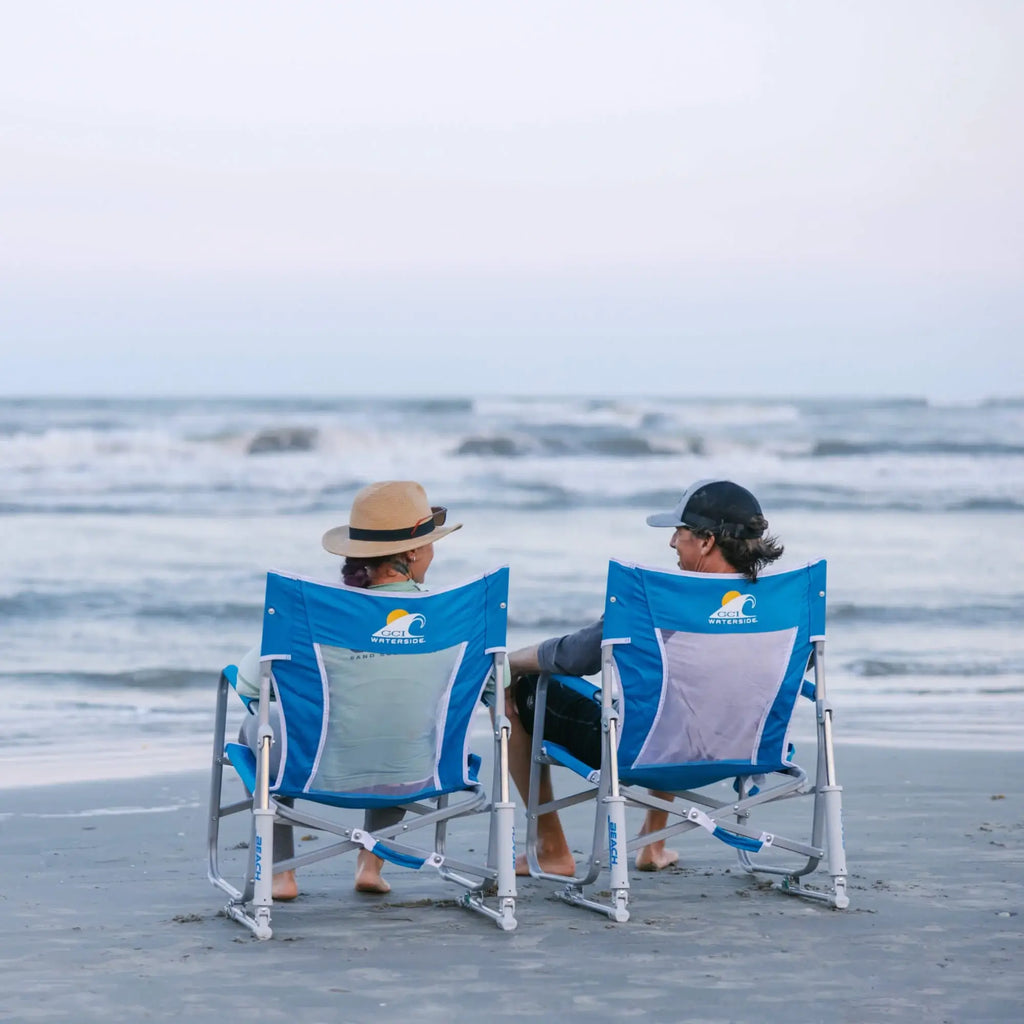 Patented Spring-Action Beach Rocker Bundle - Choice 773 - Patented Spring-Action Rocking Chair for Camping Detail