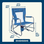 Luxury Camp Beach Rocker - Choice 712 - Patented Spring-Action Rocking Chair for Camping Detail