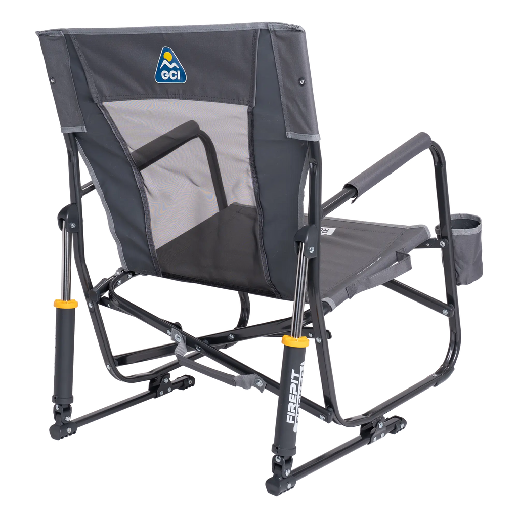 Patented Spring-Action FirePit Rocker - Choice 737 - Patented Spring-Action Rocking Chair for Camping Detail