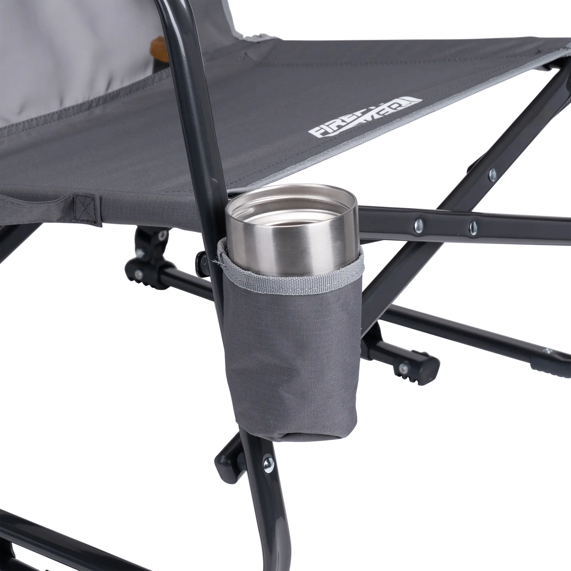 Patented Spring-Action FirePit Rocker - Choice 737 - Patented Spring-Action Rocking Chair for Camping Detail