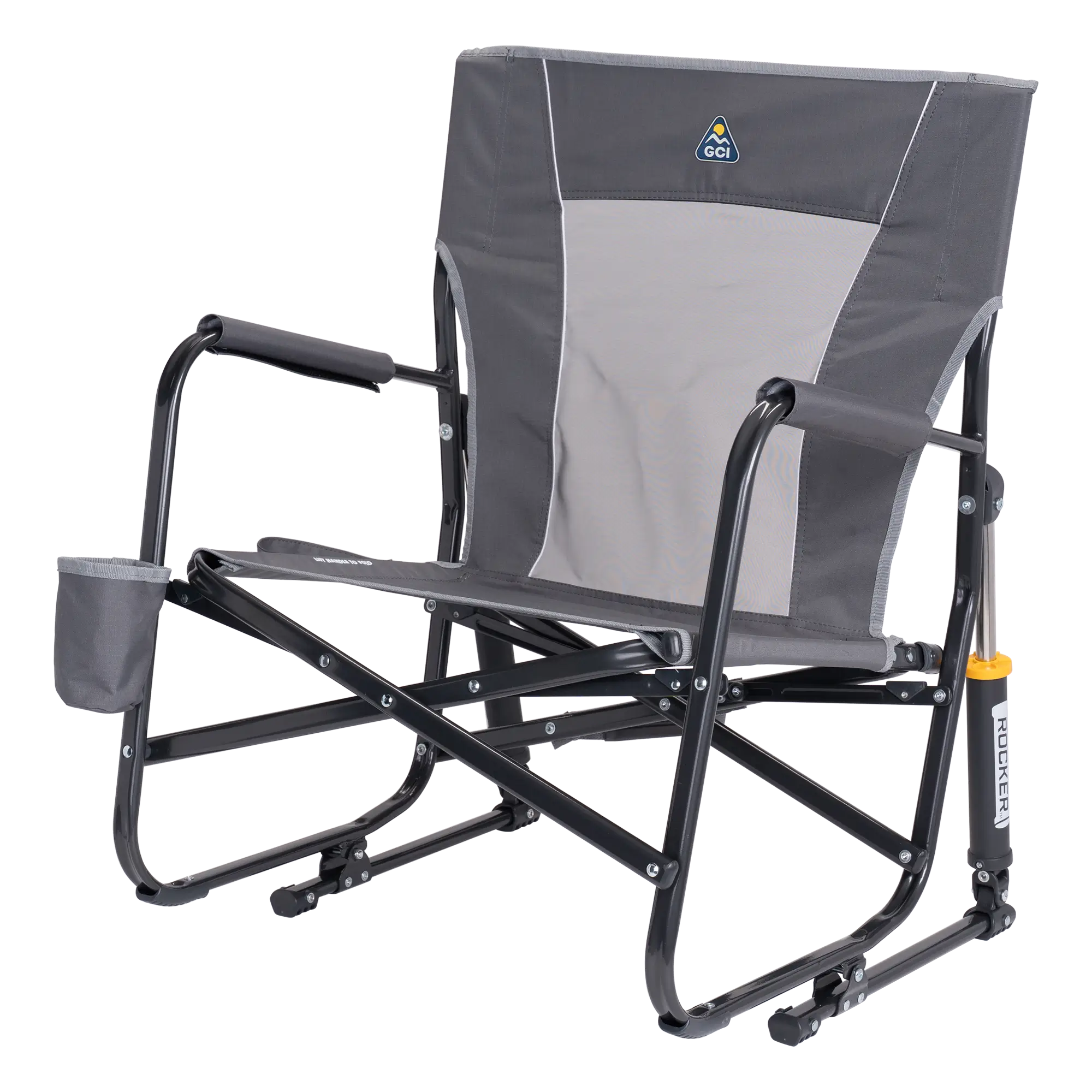 Patented Spring-Action FirePit Rocker - Choice 737 - Patented Spring-Action Rocking Chair for Camping Detail