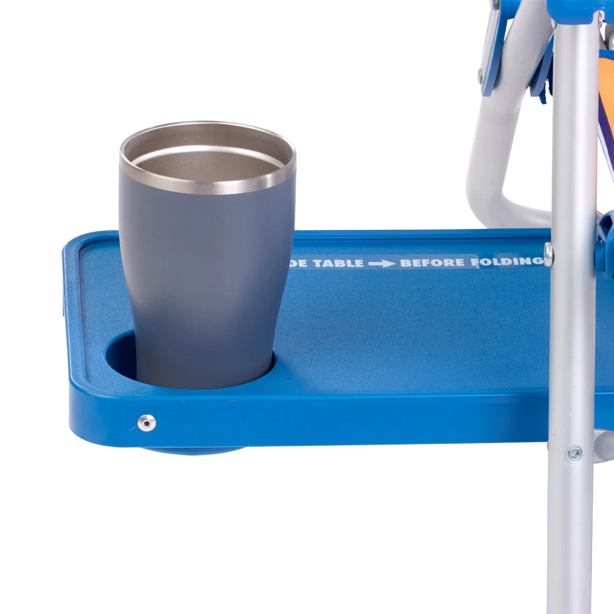 Low-Profile Big Surf with Slide Table - Choice 334 - Rust-Resistant Aluminum Sand-Friendly Lounge Chair Detail