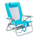 Low-Profile Big Surf with Slide Table - Choice 334 - Rust-Resistant Aluminum Sand-Friendly Lounge Chair Detail