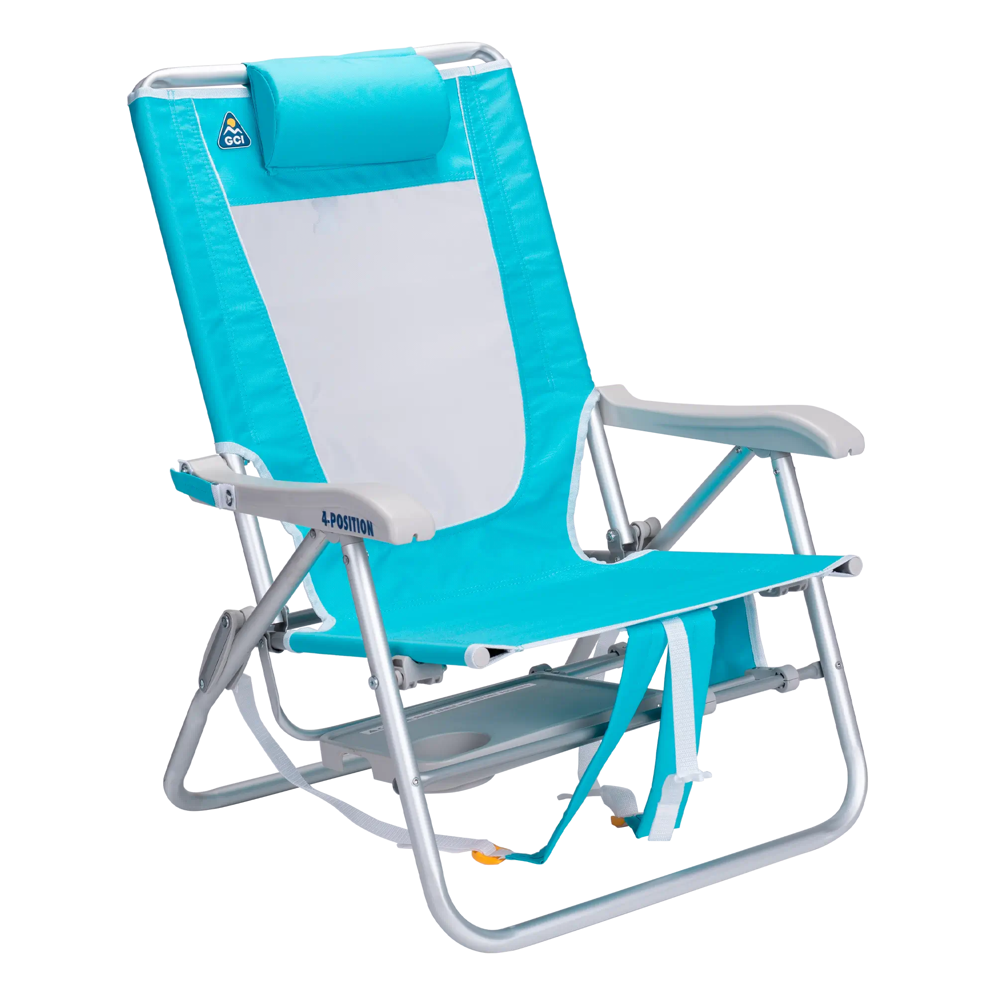 Low-Profile Big Surf with Slide Table - Choice 334 - Rust-Resistant Aluminum Sand-Friendly Lounge Chair Detail
