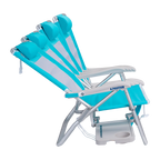 Low-Profile Big Surf with Slide Table - Choice 334 - Rust-Resistant Aluminum Sand-Friendly Lounge Chair Detail