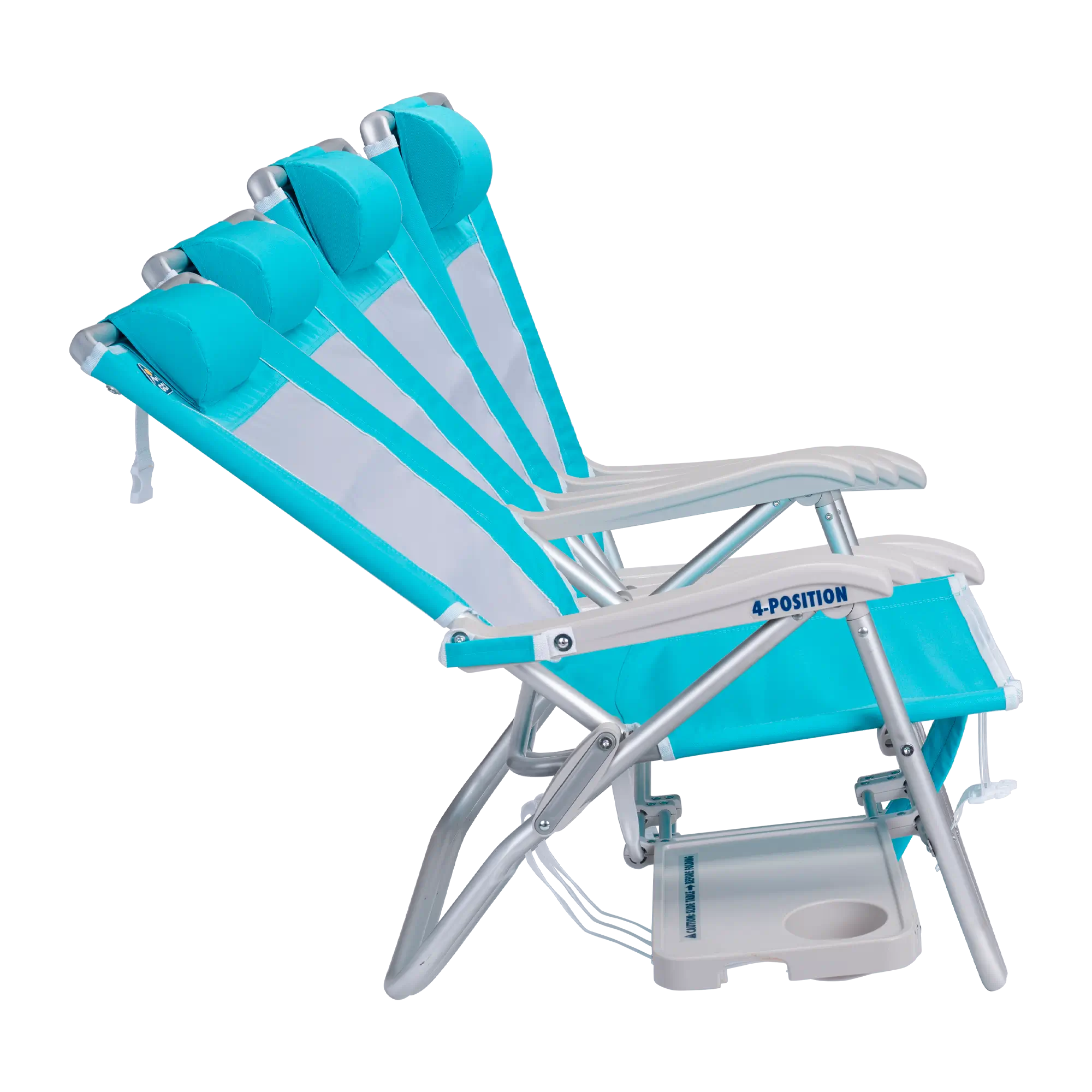 Low-Profile Big Surf with Slide Table - Choice 334 - Rust-Resistant Aluminum Sand-Friendly Lounge Chair Detail