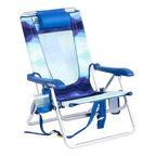Low-Profile Backpack Beach Chair - Choice 709 - Portable Heavy-Duty Low Boy Chair for Ocean Side - Wave