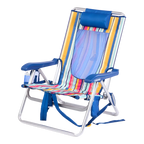 Low-Profile Backpack Beach Chair - Choice 709 - Portable Heavy-Duty Low Boy Chair for Ocean Side Detail