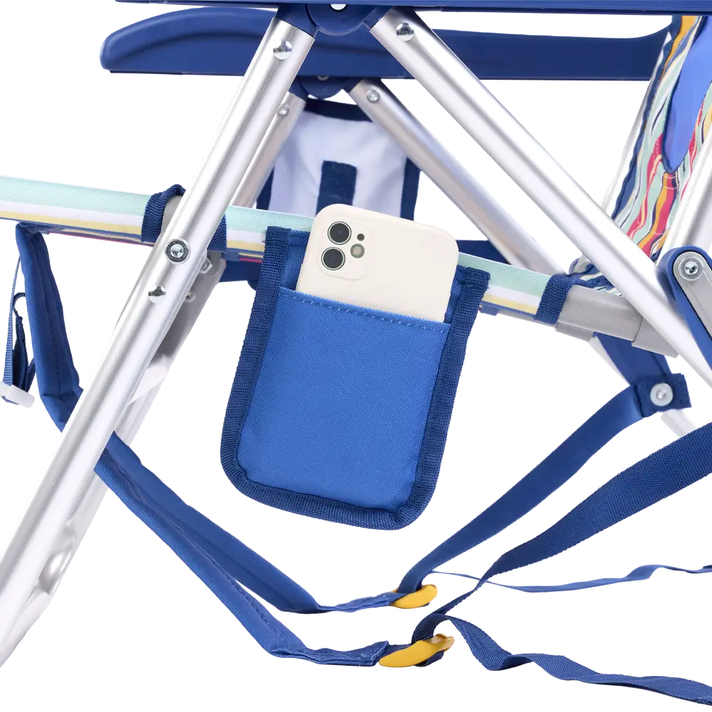 Low-Profile Backpack Beach Chair - Choice 709 - Portable Heavy-Duty Low Boy Chair for Ocean Side Detail