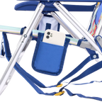 Low-Profile Backpack Beach Chair - Choice 709 - Portable Heavy-Duty Low Boy Chair for Ocean Side Detail