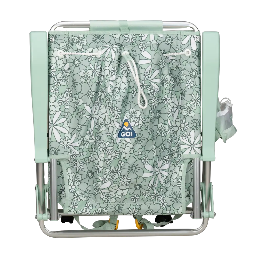 Low-Profile Backpack Beach Chair - Choice 709 - Portable Heavy-Duty Low Boy Chair for Ocean Side Detail