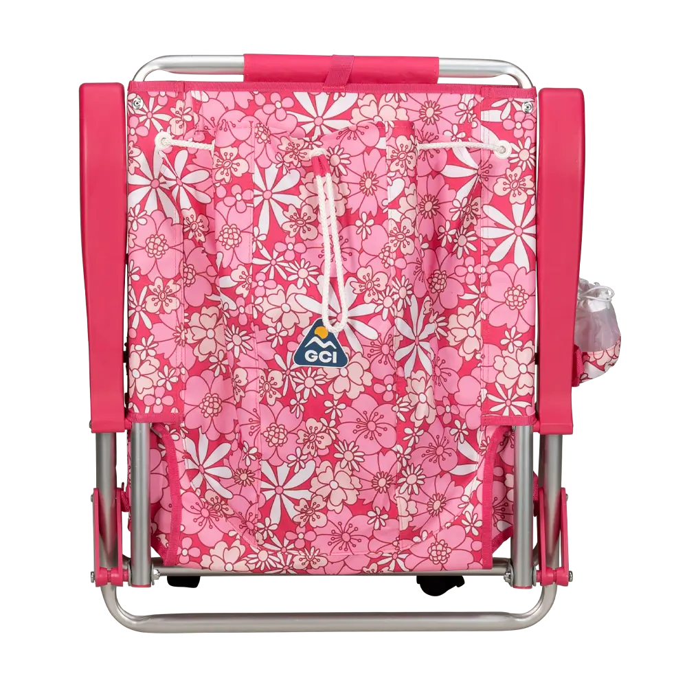 Low-Profile Backpack Beach Chair - Choice 709 - Portable Heavy-Duty Low Boy Chair for Ocean Side Detail