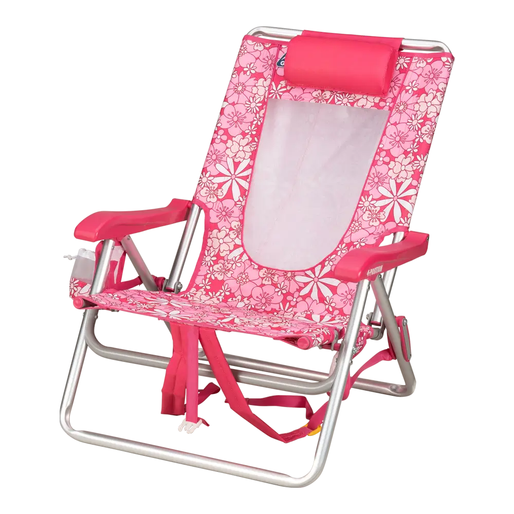 Low-Profile Backpack Beach Chair - Choice 709 - Portable Heavy-Duty Low Boy Chair for Ocean Side Detail