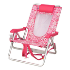 Low-Profile Backpack Beach Chair - Choice 709 - Portable Heavy-Duty Low Boy Chair for Ocean Side Detail