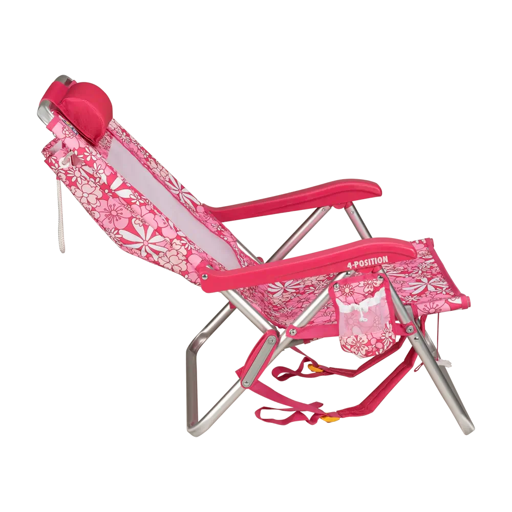 Low-Profile Backpack Beach Chair - Choice 709 - Portable Heavy-Duty Low Boy Chair for Ocean Side Detail