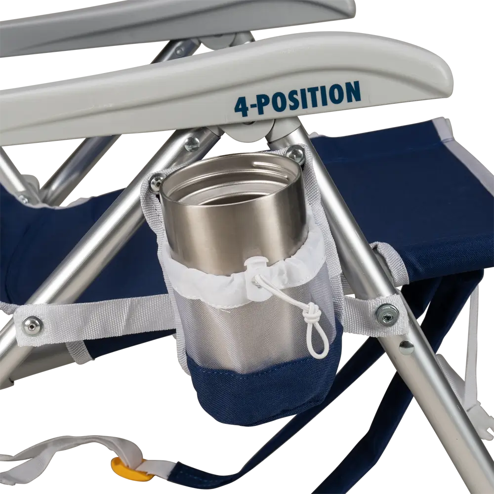 Low-Profile Backpack Beach Chair - Choice 709 - Portable Heavy-Duty Low Boy Chair for Ocean Side Detail