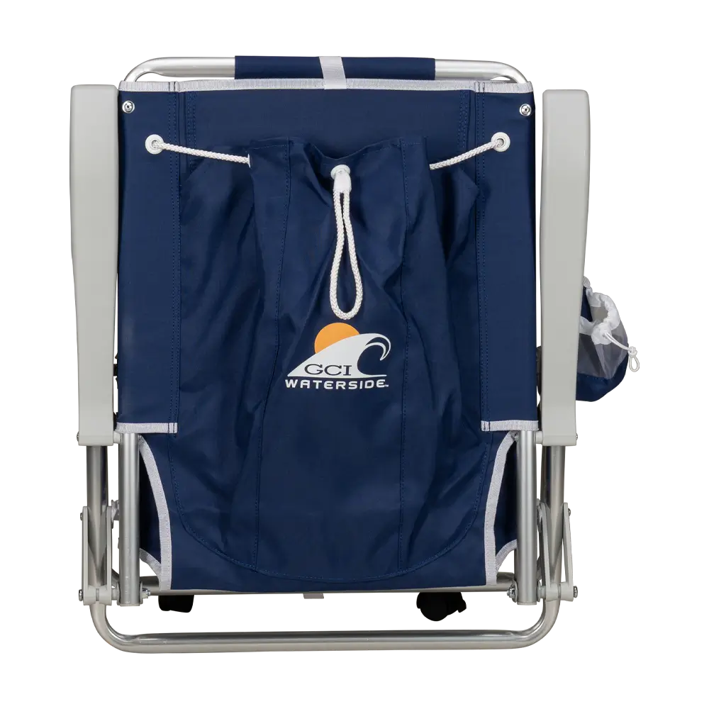 Low-Profile Backpack Beach Chair - Choice 709 - Portable Heavy-Duty Low Boy Chair for Ocean Side Detail