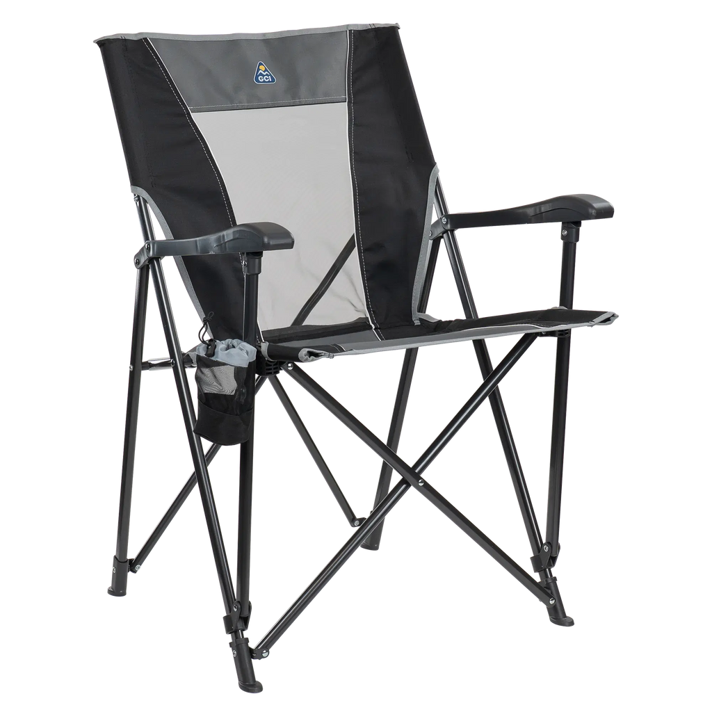 Telescoping Frame Eazy Chair - Choice 976 - Ultra-Lightweight Telescoping PackSeat Travel Stool - Black