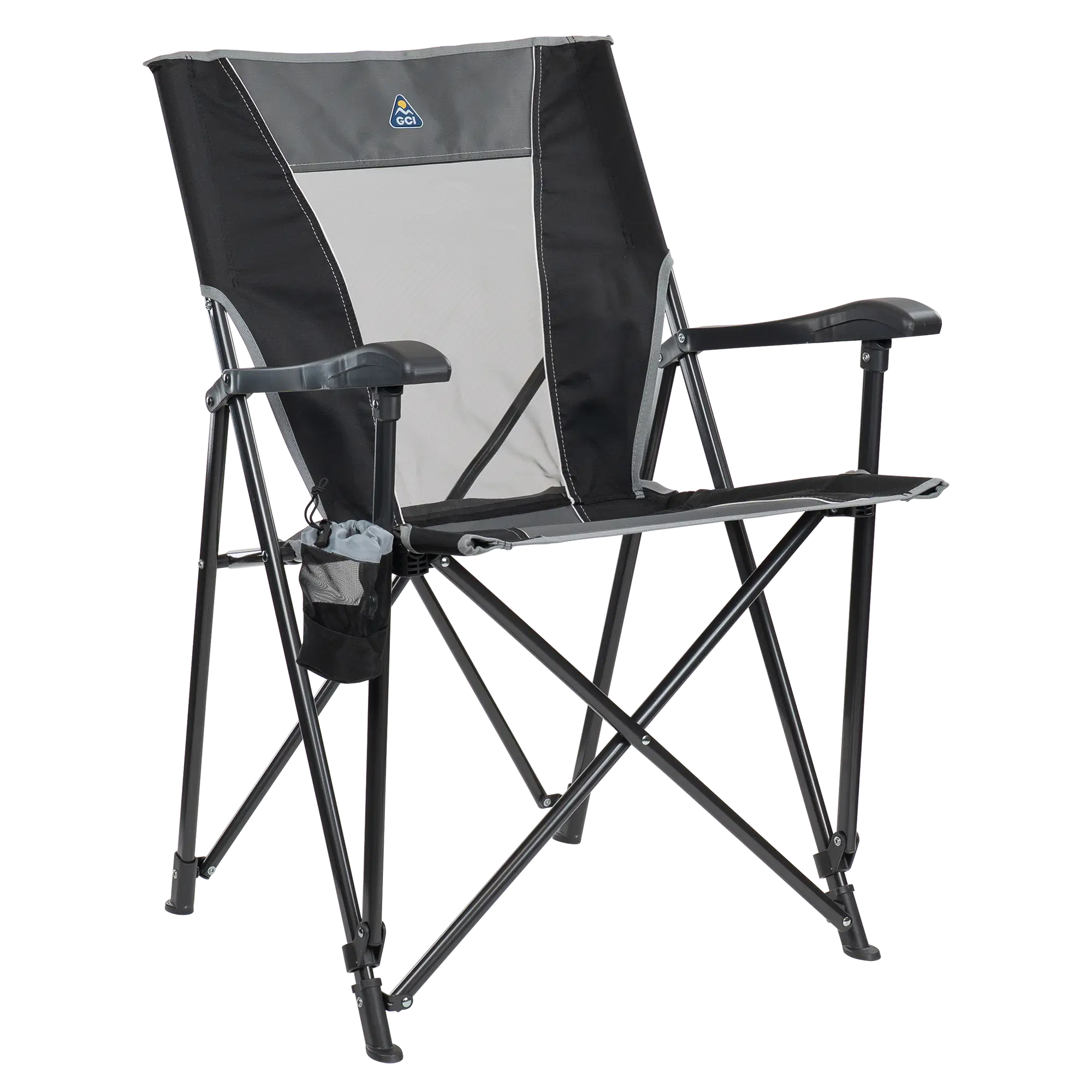 Telescoping Frame Eazy Chair - Choice 976 - Ultra-Lightweight Telescoping PackSeat Travel Stool - Black