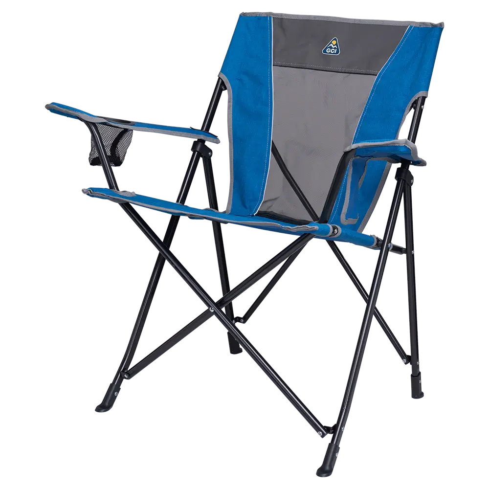 Micro-Folding Comfort Quad Chair - Choice 989 - Pico Compact Folding Camp Chair with Carry Bag Detail