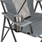 Micro-Folding Comfort Quad Chair - Choice 989 - Pico Compact Folding Camp Chair with Carry Bag Detail