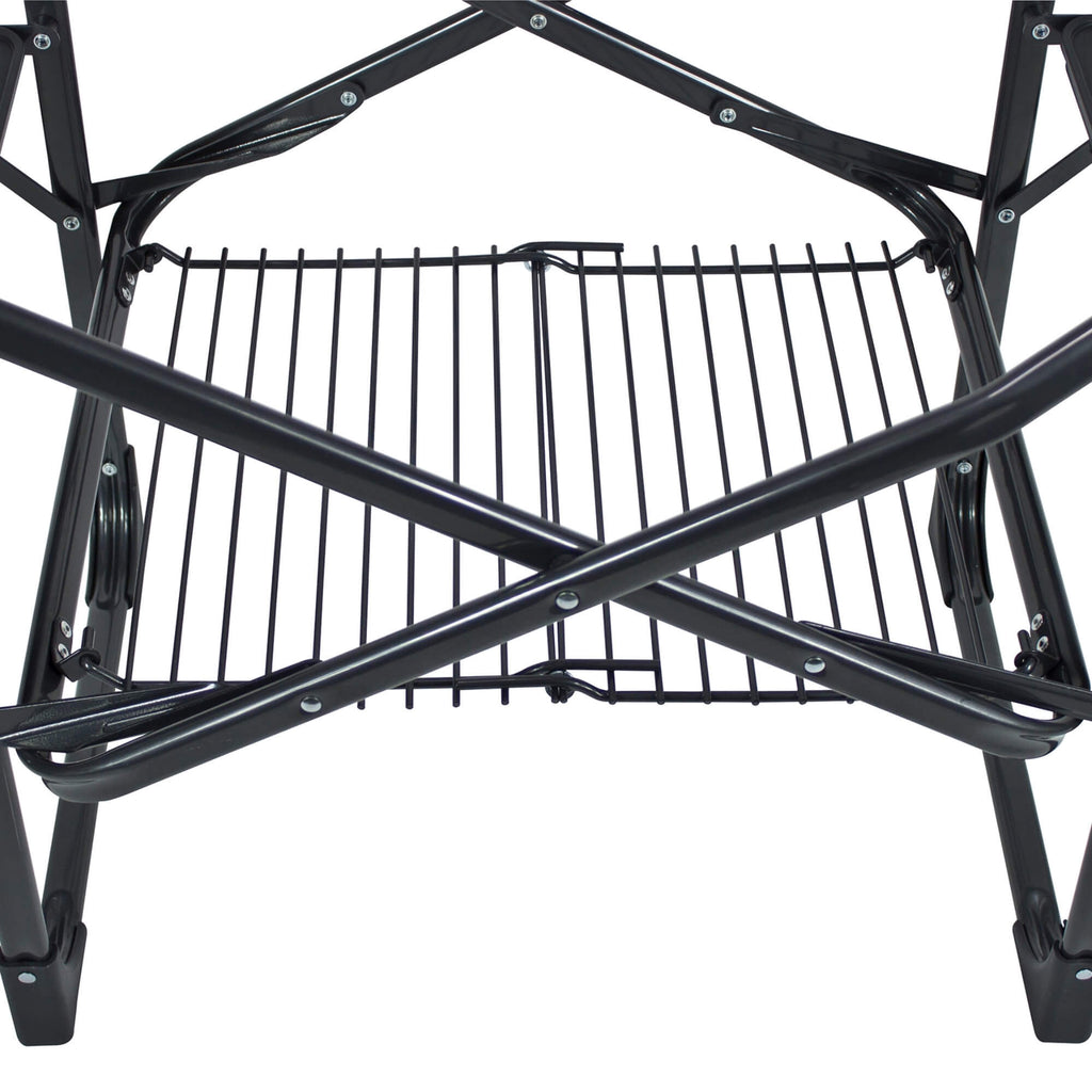 Heavy-Duty Camp Slim-Fold Cook Station - Choice 575 - Heat-Resistant Over-Fire Grill Rack for Camping Detail