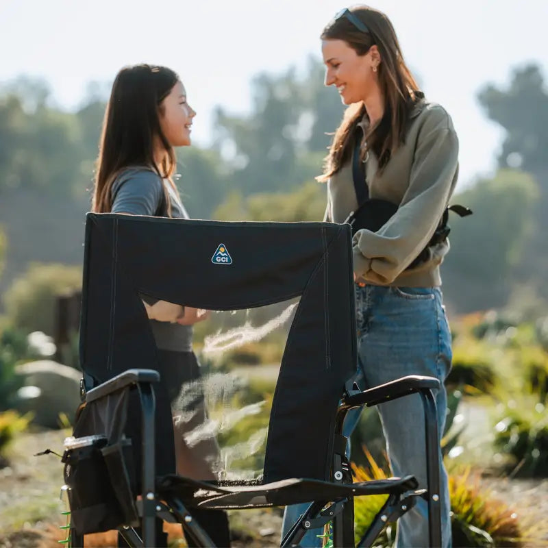 Heavy-Duty Freestyle Adjustable Rocker - Choice 573 - RoadTrip Rocker Smooth Motion Camp Chair Detail