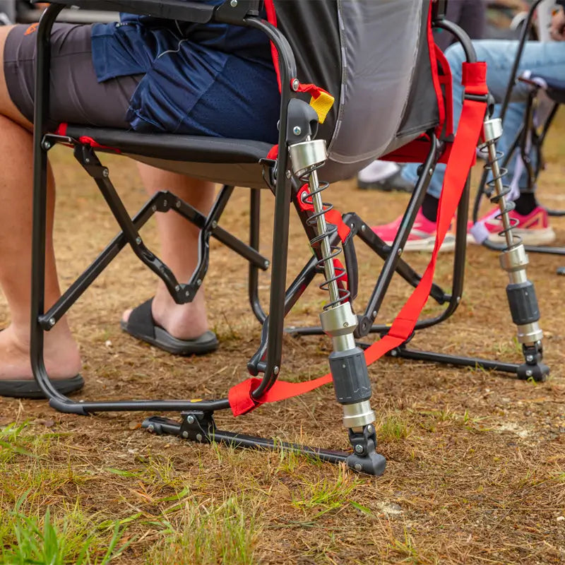 Heavy-Duty Freestyle Adjustable Rocker - Choice 573 - RoadTrip Rocker Smooth Motion Camp Chair Detail