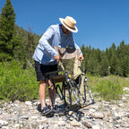 Heavy-Duty Freestyle Adjustable Rocker - Choice 573 - RoadTrip Rocker Smooth Motion Camp Chair Detail
