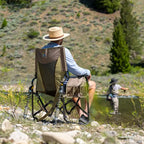 Heavy-Duty Freestyle Adjustable Rocker - Choice 573 - RoadTrip Rocker Smooth Motion Camp Chair Detail