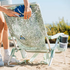 Low-Profile Backpack Beach Chair - Choice 709 - Portable Heavy-Duty Low Boy Chair for Ocean Side Detail