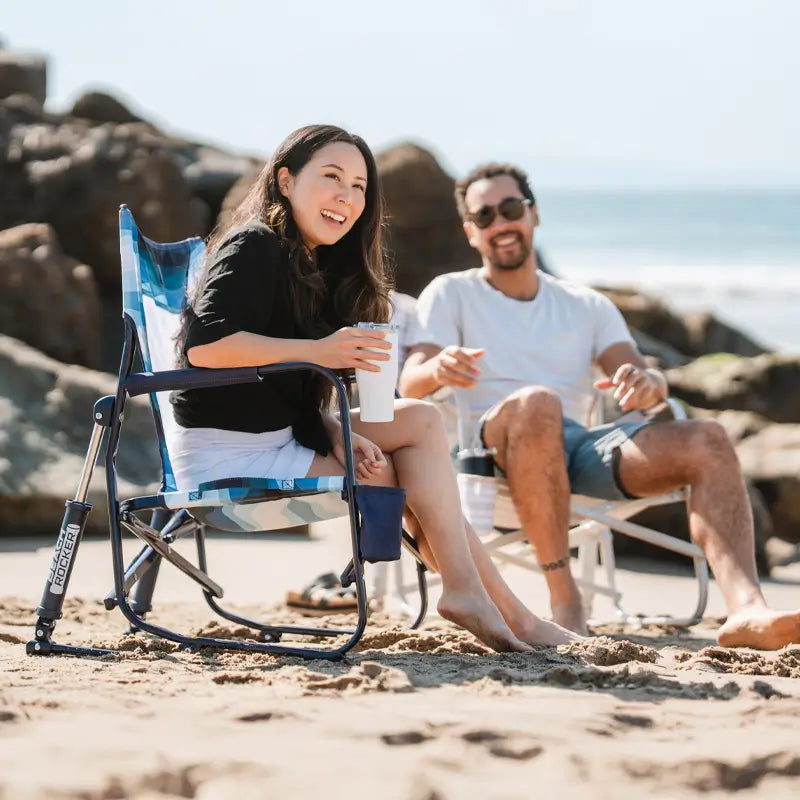 Luxury Camp Beach Rocker - Choice 712 - Patented Spring-Action Rocking Chair for Camping Detail