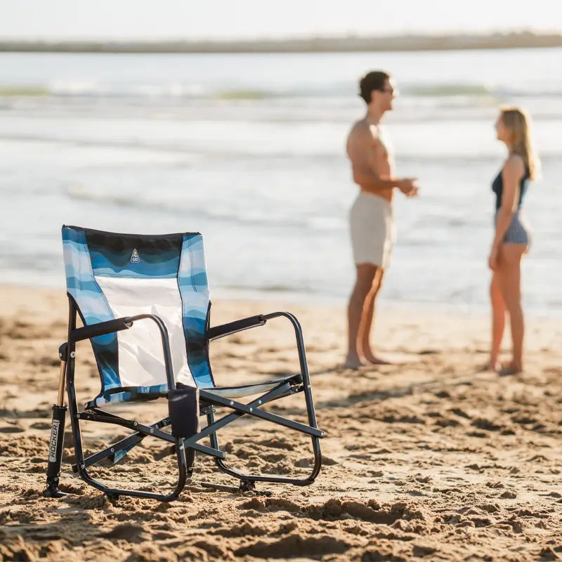 Luxury Camp Beach Rocker - Choice 712 - Patented Spring-Action Rocking Chair for Camping Detail