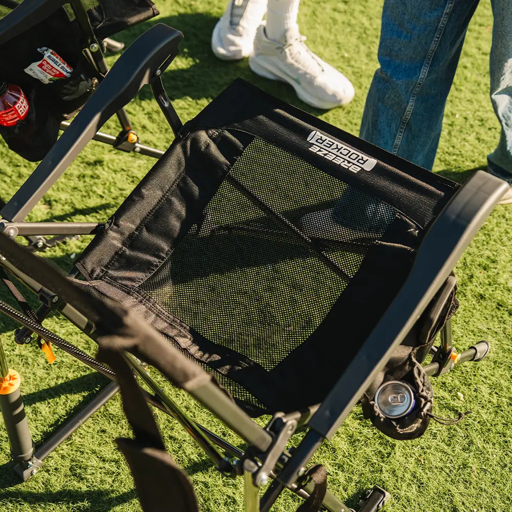 Heavy-Duty Freestyle BreezeRocker - Choice 504 - Freestyle Rocker Portable Outdoor Folding Chair Detail