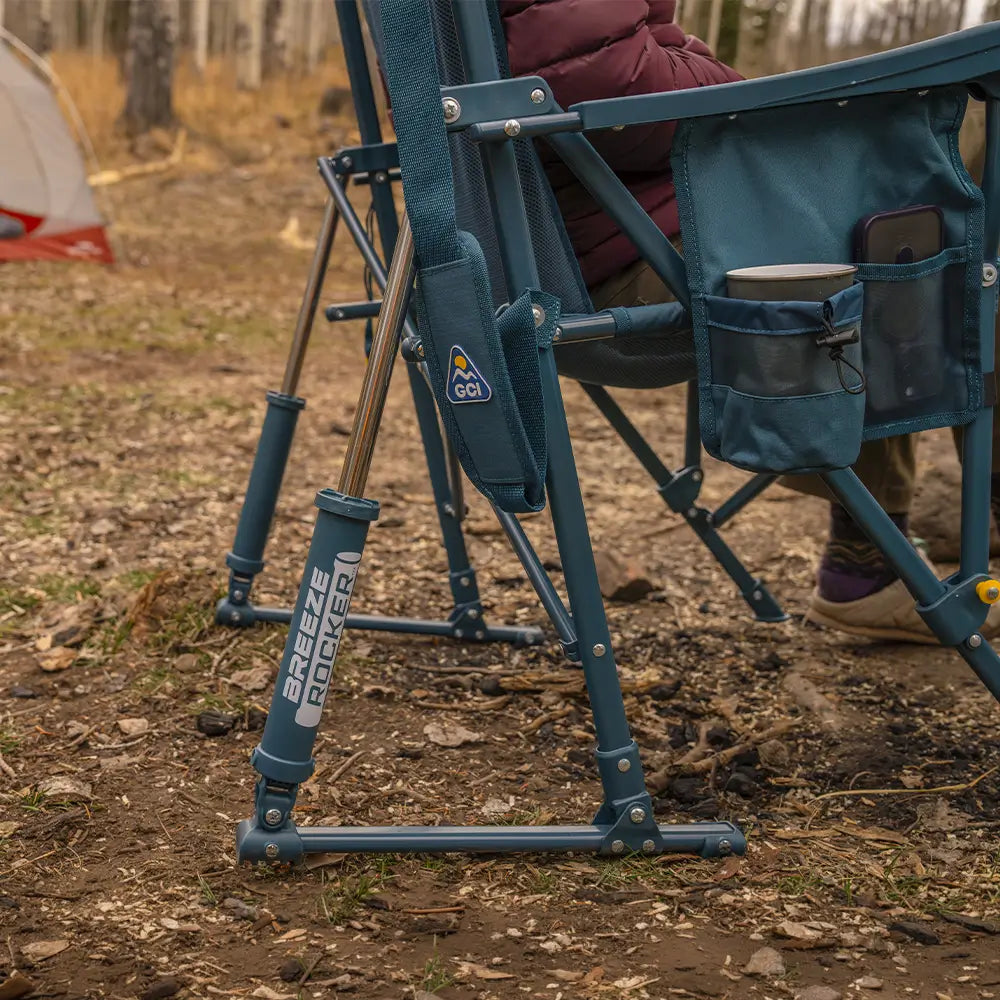 Heavy-Duty Freestyle BreezeRocker - Choice 504 - Freestyle Rocker Portable Outdoor Folding Chair Detail