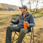 Micro-Folding Comfort Quad Chair - Choice 989 - Pico Compact Folding Camp Chair with Carry Bag Detail